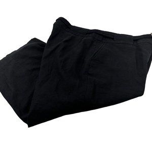 Covington Women's Size 12 Capri With Belt Black Good Preowned Condition